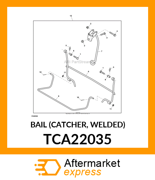 BAIL (CATCHER, WELDED) TCA22035