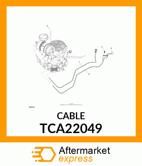 CABLE, THROTTLE TCA22049
