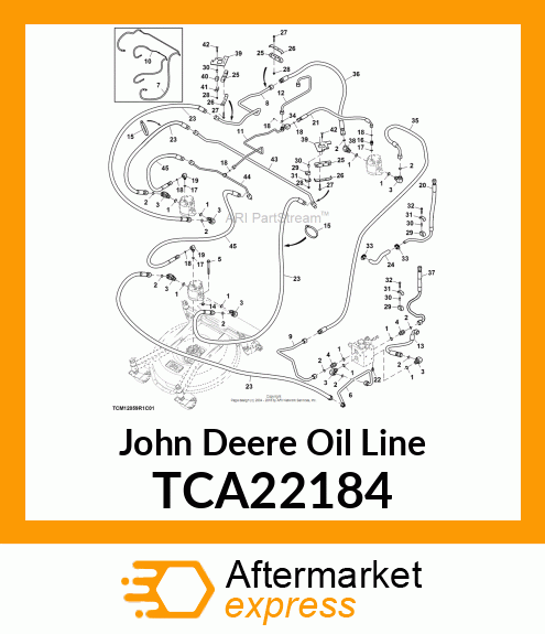 LINE, CASE DRAIN TO TANK TCA22184