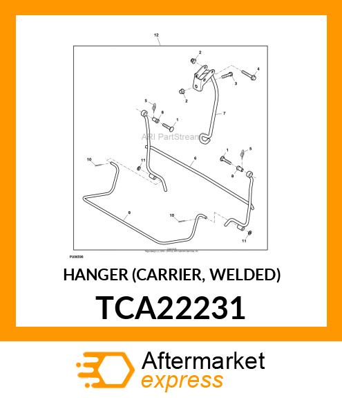 HANGER (CARRIER, WELDED) TCA22231