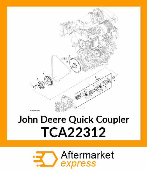 COUPLER, BONDED DRIVESHAFT TCA22312