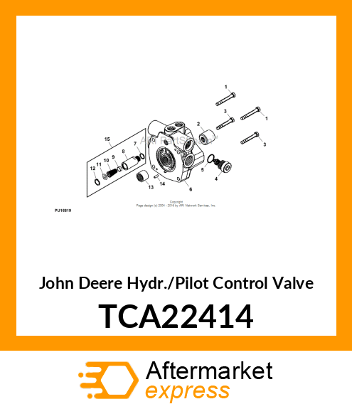 VALVE, CHG RELIEF 150 PSI SPOOL TYP TCA22414