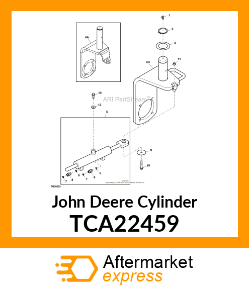 CYLINDER, STEERING TRIM TCA22459