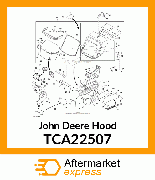 HOOD, HOOD ASSEMBLY TCA22507