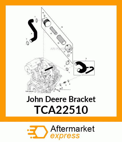 BRACKET, AIR CLEANER 4TNV84T TCA22510