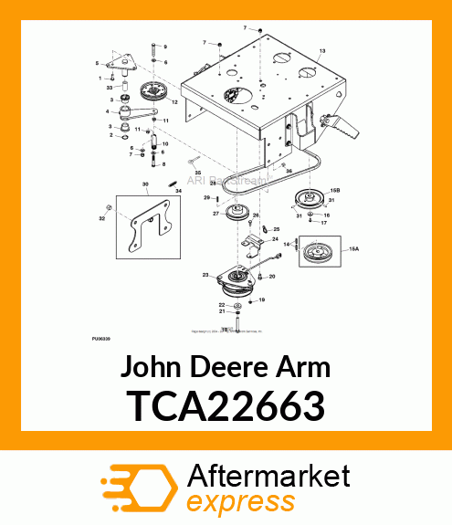 WLDMT, IDLER HYD WLK TRANS BLK TCA22663