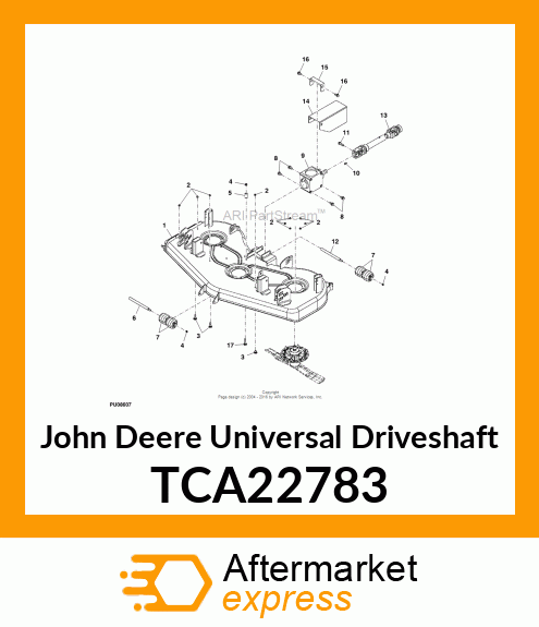 UNIVERSAL DRIVESHAFT, FM 1500 EXPOR TCA22783