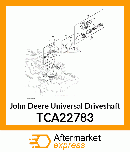 UNIVERSAL DRIVESHAFT, FM 1500 EXPOR TCA22783