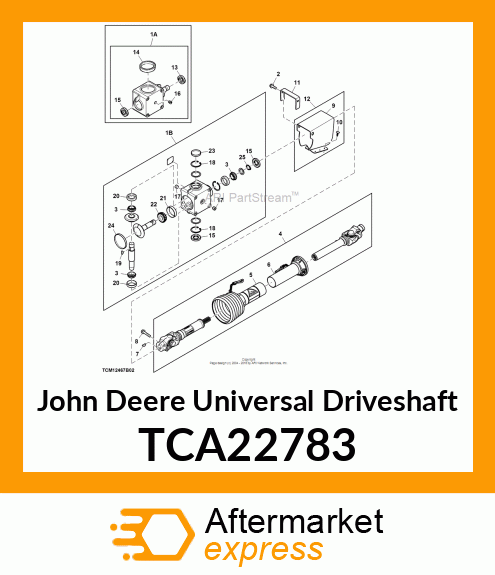 UNIVERSAL DRIVESHAFT, FM 1500 EXPOR TCA22783