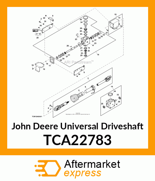 UNIVERSAL DRIVESHAFT, FM 1500 EXPOR TCA22783