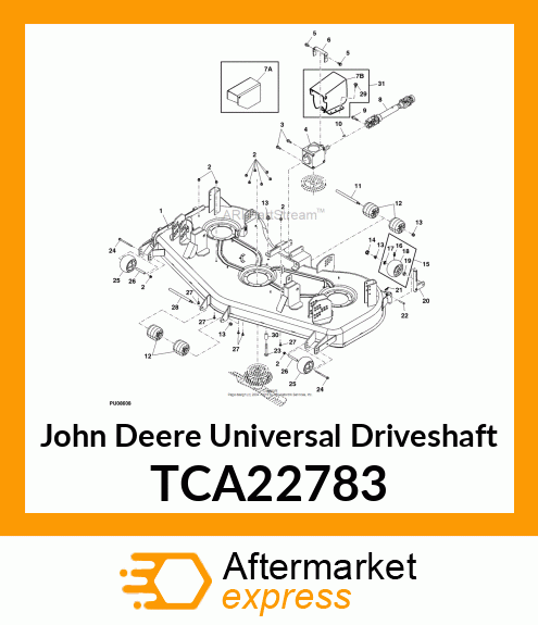 UNIVERSAL DRIVESHAFT, FM 1500 EXPOR TCA22783