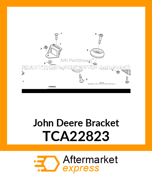 BRACKET (GAUGE WHEEL, LH) TCA22823