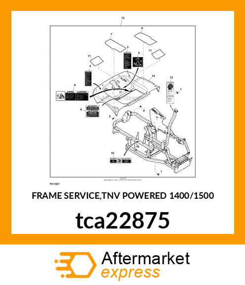 FRAME SERVICE,TNV POWERED 1400/1500 tca22875