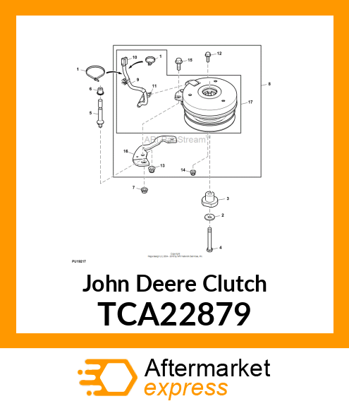 CLUTCH, CMS225, WITH HARNESS TCA22879