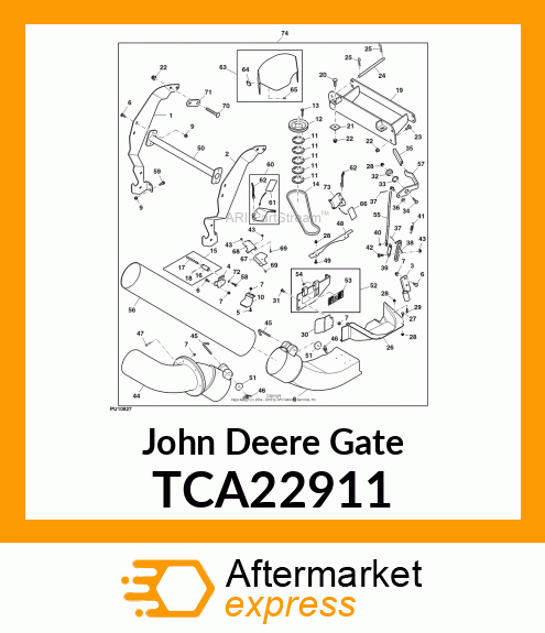 ASSEMBLY, DISCHARGE GATE TCA22911