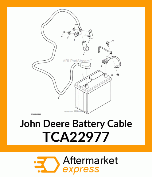 BATTERY CABLE, POSITIVE TCA22977