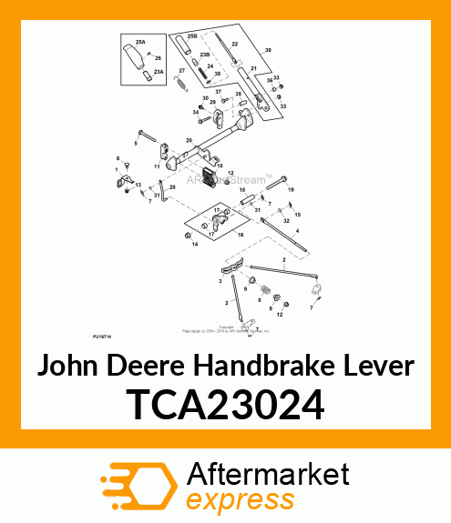 Handbrake Lever TCA23024