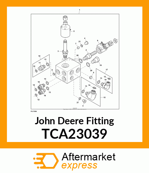 SCREENED FITTING, WITH O TCA23039