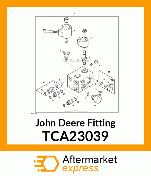 SCREENED FITTING, WITH O TCA23039