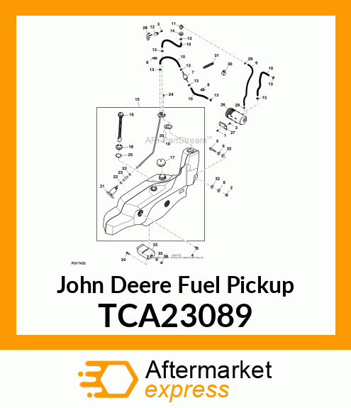 PICKUP ASSY, FUEL TCA23089