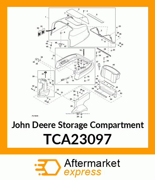 TUB, STORAGE TCA23097