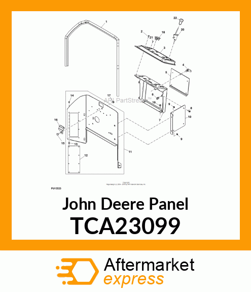 PANEL, 2653B BULKHEAD ASSEMBLY TCA23099