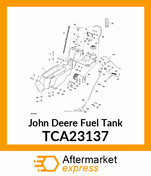 FUEL TANK, (GAS) TCA23137