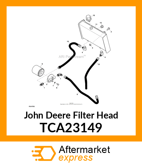 ASSEMBLY, HYDRAULIC OIL FILTER TCA23149