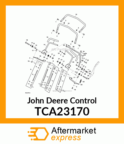 CONTROL, TORSION BAR RIGHT TCA23170