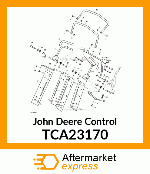 CONTROL, TORSION BAR RIGHT TCA23170