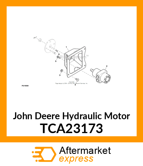 HYDRAULIC MOTOR, 250CC TRACTION DRI TCA23173