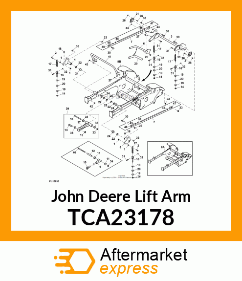 LIFT ARM, WELDMENT TCA23178