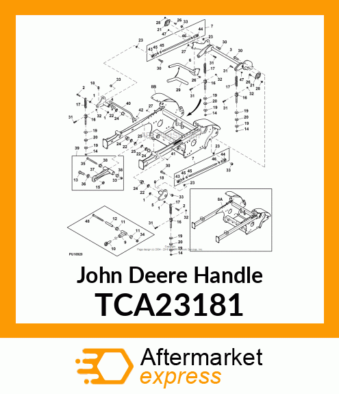 HANDLE, DECK LIFT TCA23181