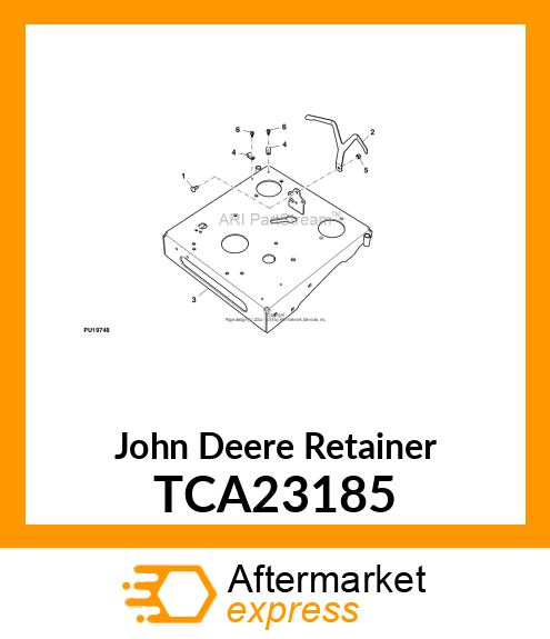 RETAINER, FAN TCA23185