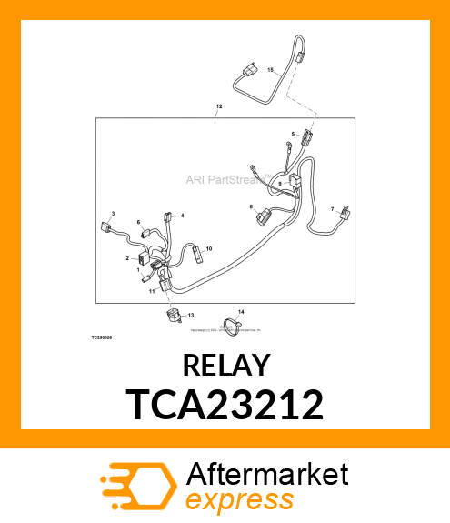 RELAY, 40 AMP, SEALED W/ RESISTOR TCA23212