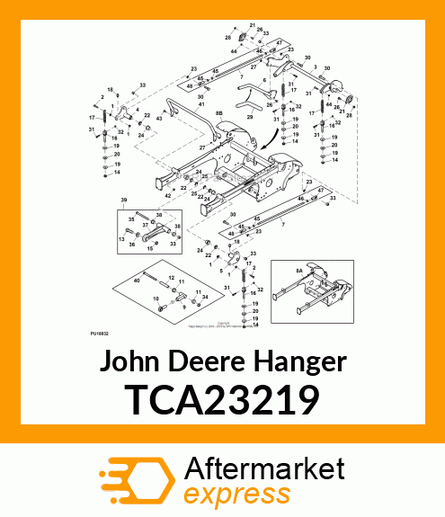 DECK HANGER WELDMENT TCA23219