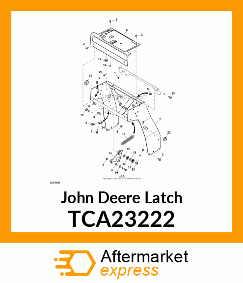 LATCH, WELDMENT TCA23222