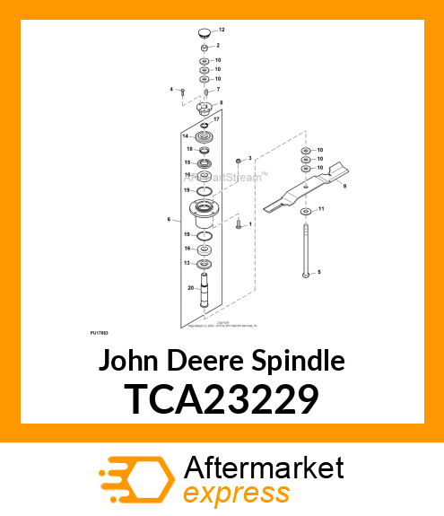 SPINDLE TCA23229