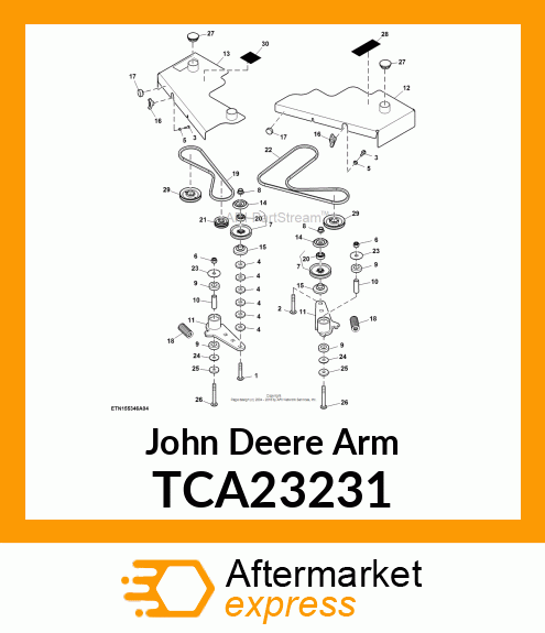 ARM, IDLER ARM WELDMENT LEFT TCA23231