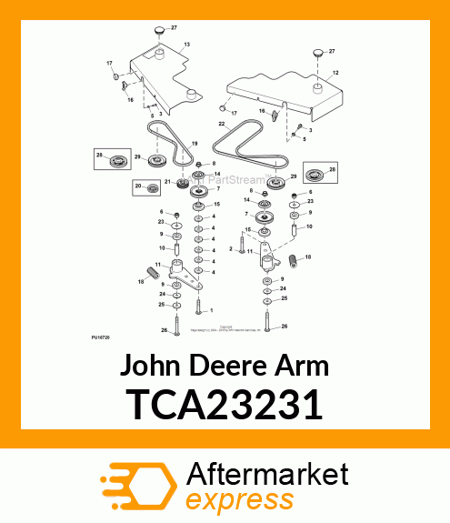 ARM, IDLER ARM WELDMENT LEFT TCA23231