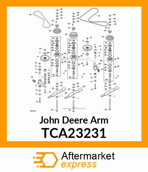 ARM, IDLER ARM WELDMENT LEFT TCA23231