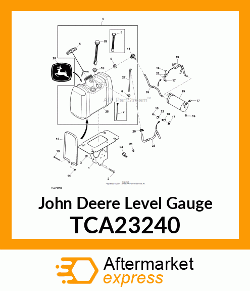 FUEL LEVEL GAUGE, WAND TYPE TCA23240