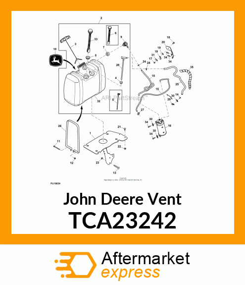 FUEL, REMOTE VENT WITH INTERNAL VAL TCA23242