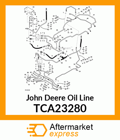 LINE, HYDRAULIC OIL TCA23280