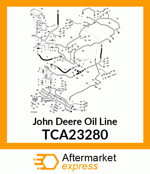 LINE, HYDRAULIC OIL TCA23280