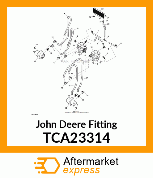 ELBOW FITTING, ELBOW, 90 DEGREE, WI TCA23314