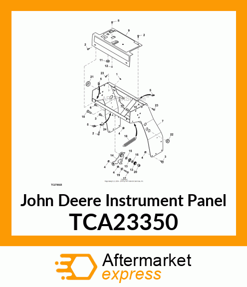 INSTRUMENT PANEL, SERVICE TCA23350