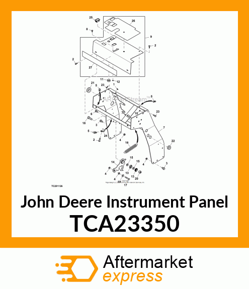 INSTRUMENT PANEL, SERVICE TCA23350