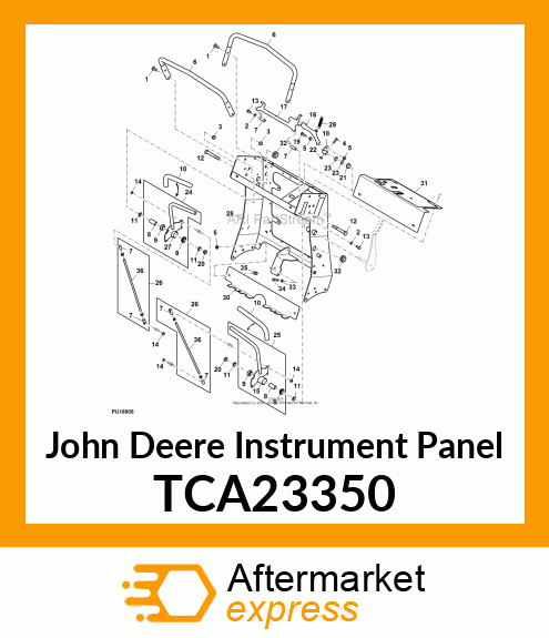 INSTRUMENT PANEL, SERVICE TCA23350