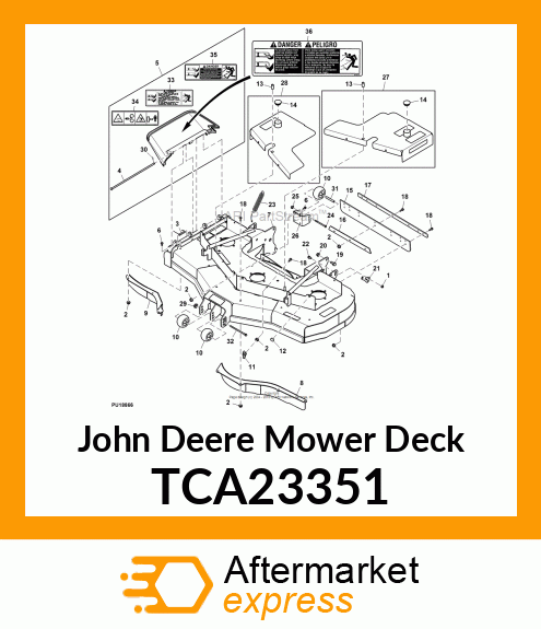 MOWER DECK TCA23351